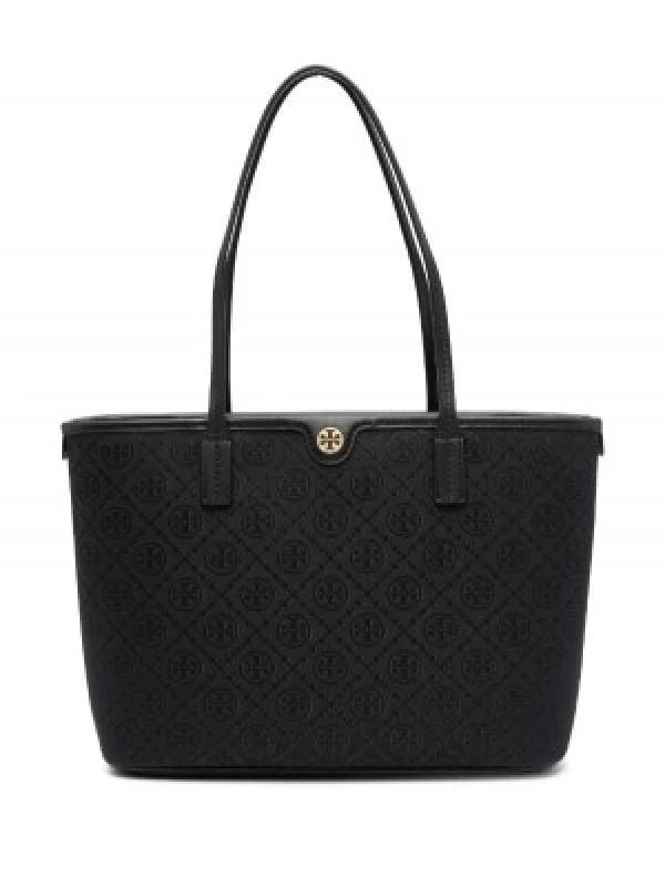 tory burch t monogram tote with og box amp dust bag amp extra pouch 1679