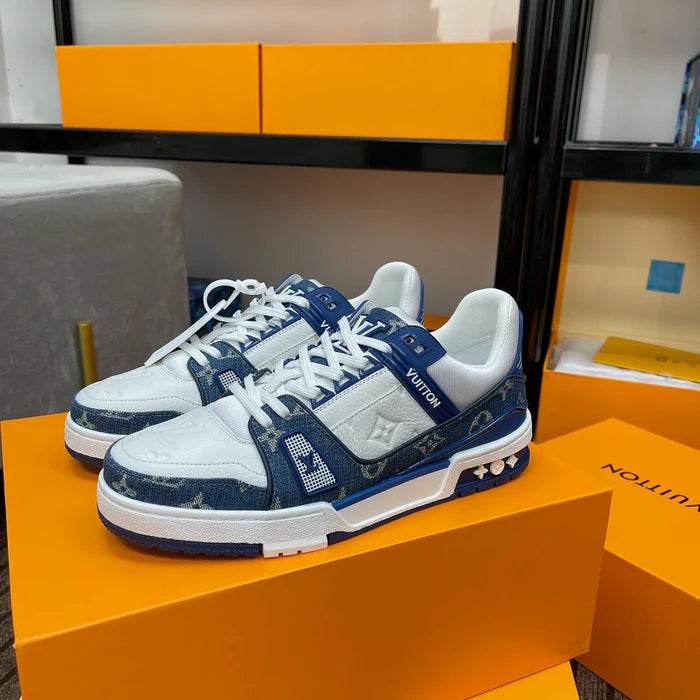 LV TRAINER SNEAKER BLUE