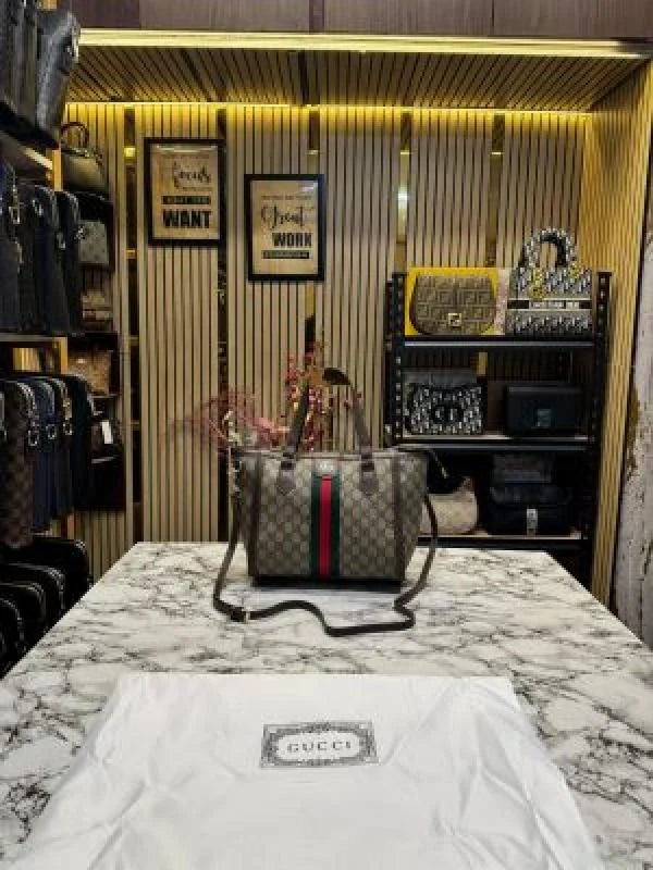 GUCC I OPHIDIA GG TOTE WITH DUST BAG PREMIUM QUALITY