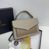 MICHAEL KORS logo print Maeve crossbody with box 1729