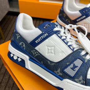 LV TRAINER SNEAKER BLUE