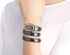 BVLGARI Serpenti Spiga Darkblack