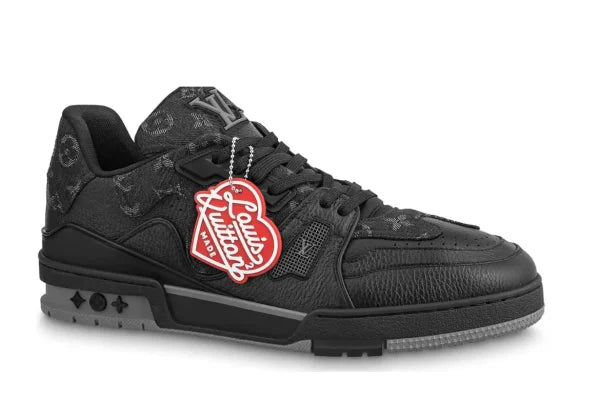 LV TRAINER VELCRO STRIPE BLACK